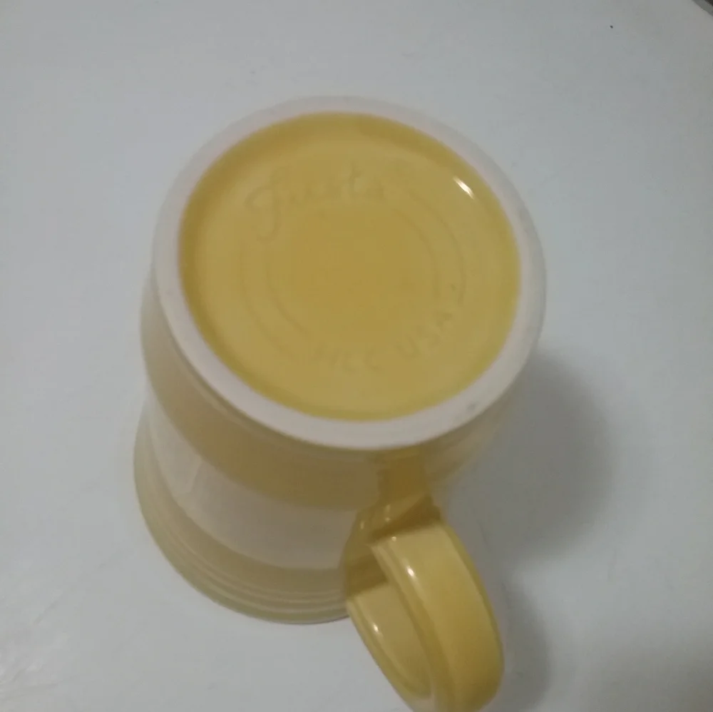 Fiesta light yellow mug - Picture 6 of 6